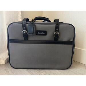 Oscar de la Renta Vintage 80s Travel Luggage Briefcase